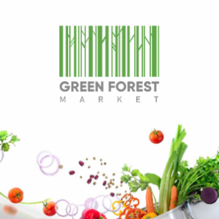 Разработка логотипа для сети магазинов по продаже здорового питания 